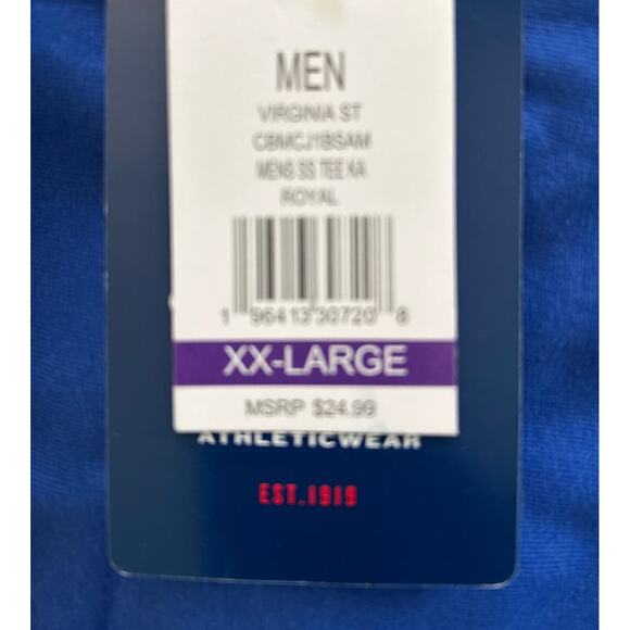 Champion Virginia State Trojans Men’s Blue T- Shirt XXL - Picture 6 of 6